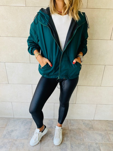 Green Waterproof Hoodie