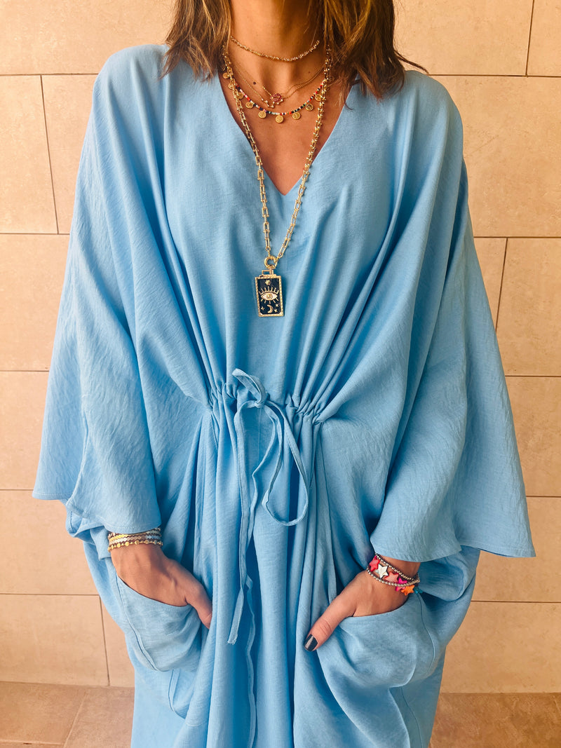 Baby Blue Nubian Kaftan