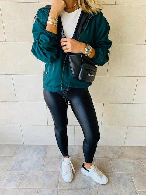 Green Waterproof Hoodie