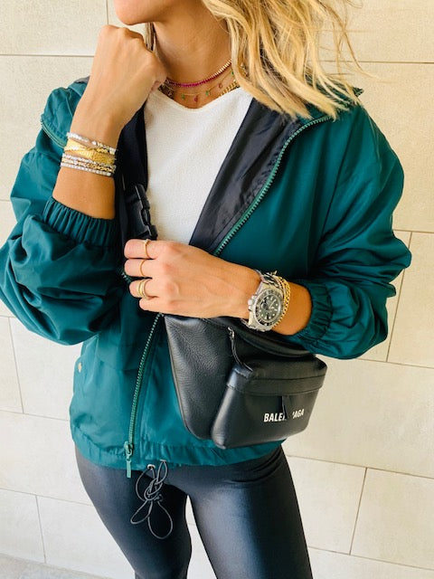 Green Waterproof Hoodie