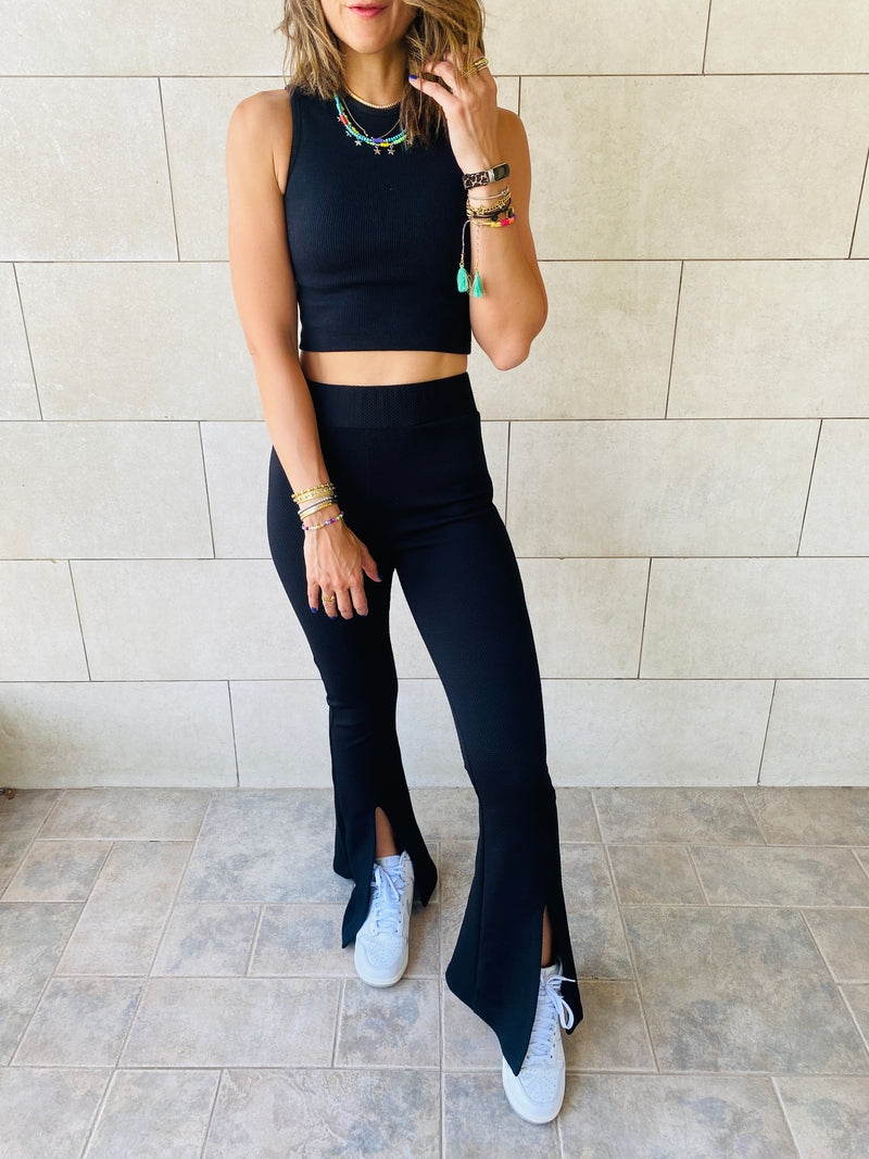 Summer Split Hem Pants