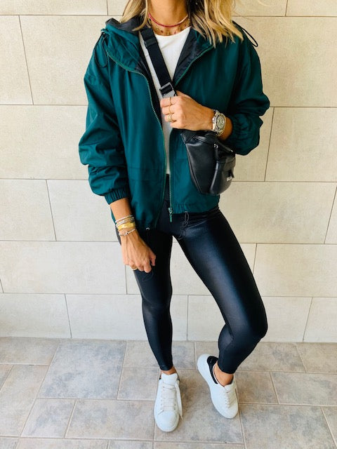 Green Waterproof Hoodie