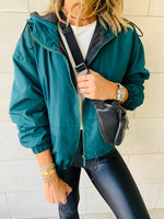 Green Waterproof Hoodie