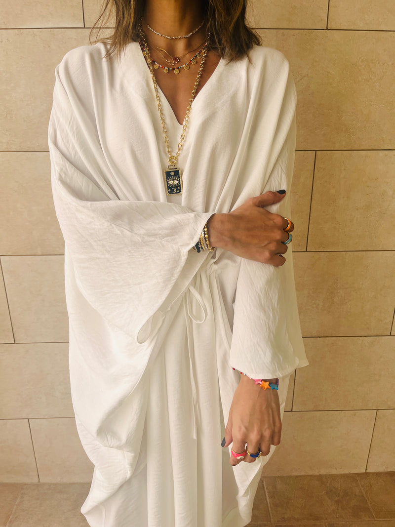 White Nubian Kaftan