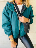 Green Waterproof Hoodie