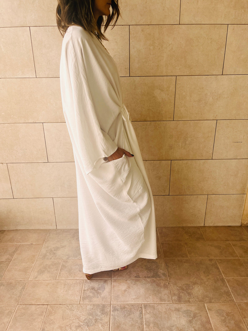 White Nubian Kaftan