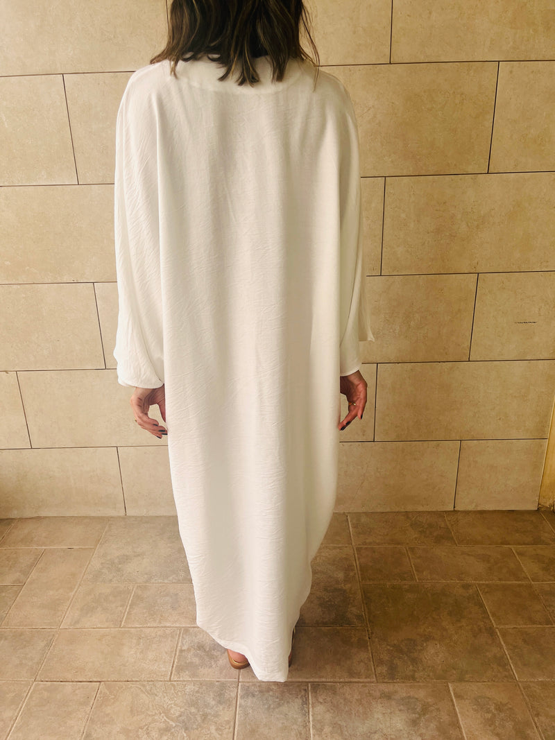 White Nubian Kaftan