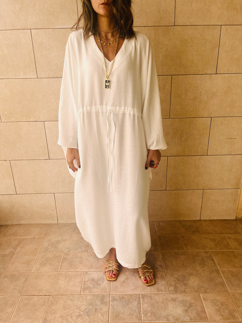 White Nubian Kaftan