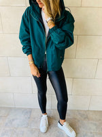 Green Waterproof Hoodie