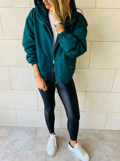 Green Waterproof Hoodie