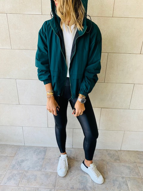 Green Waterproof Hoodie