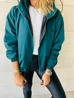 Green Waterproof Hoodie