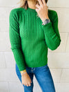 Green Basic Pullover