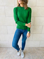 Green Basic Pullover