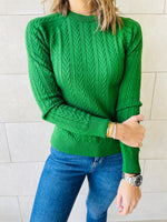 Green Basic Pullover