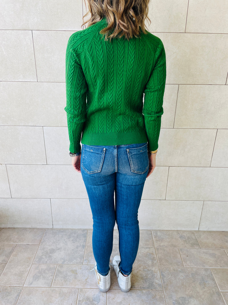 Green Basic Pullover