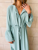 Aqua Santa Maria Dress