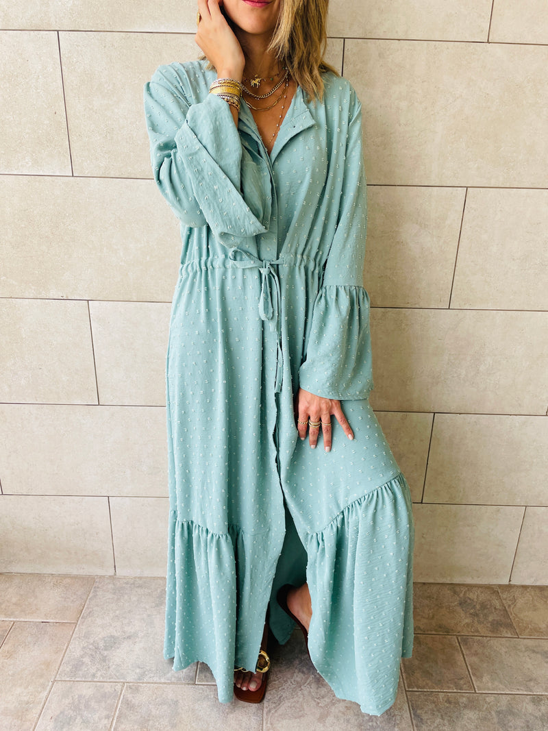 Aqua Santa Maria Dress