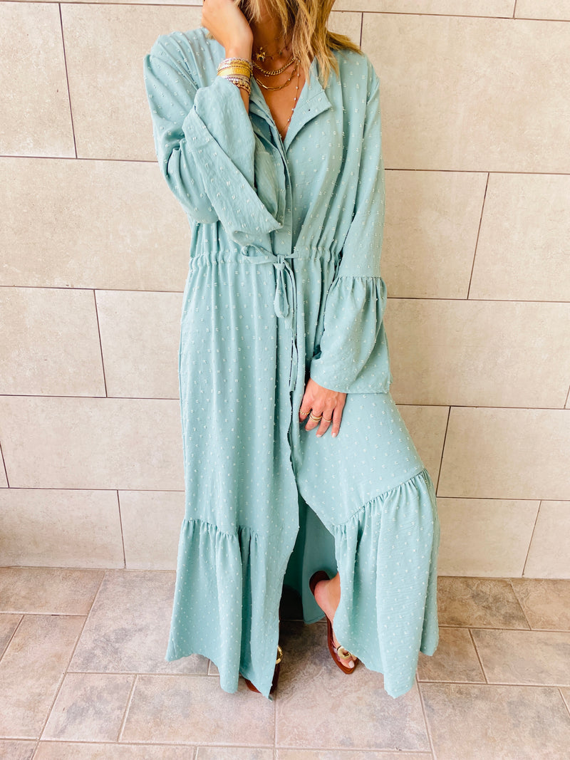 Aqua Santa Maria Dress