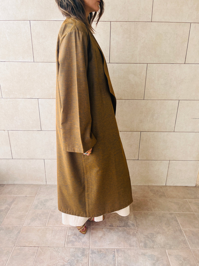 Brown Marrakech Linen Kimono