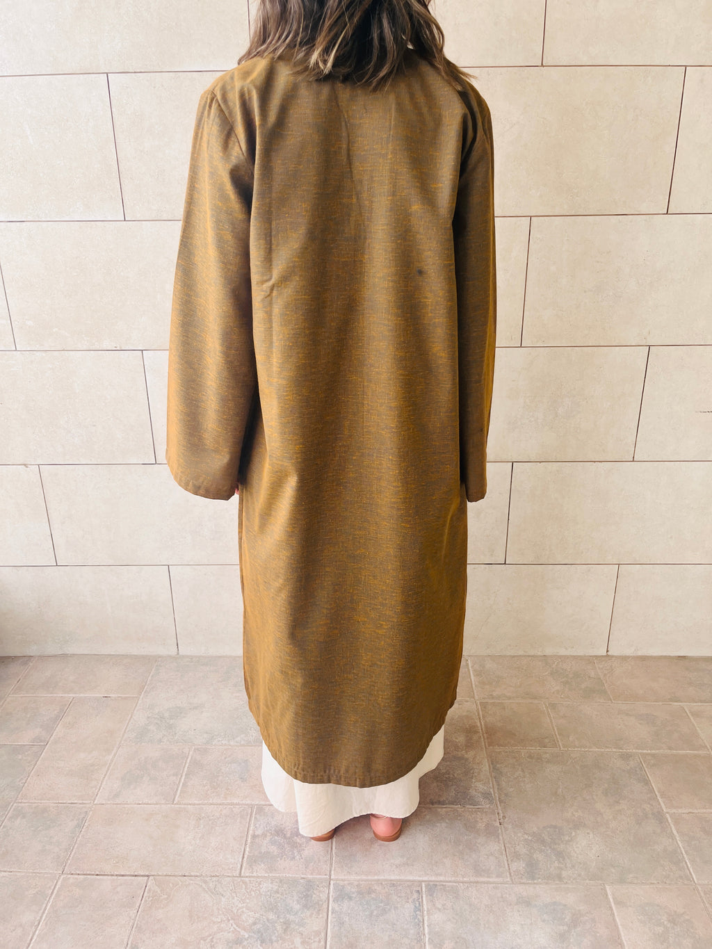 Brown Marrakech Linen Kimono