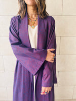 Purple Marrakech Linen Kimono