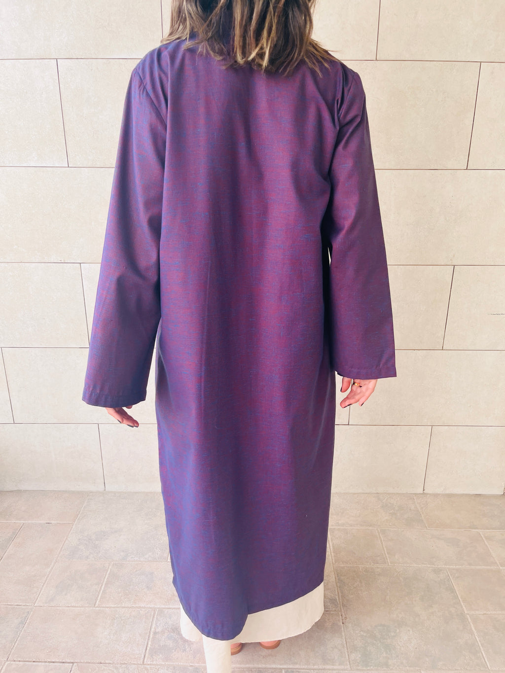 Purple Marrakech Linen Kimono