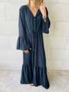 Black Santa Maria Dress