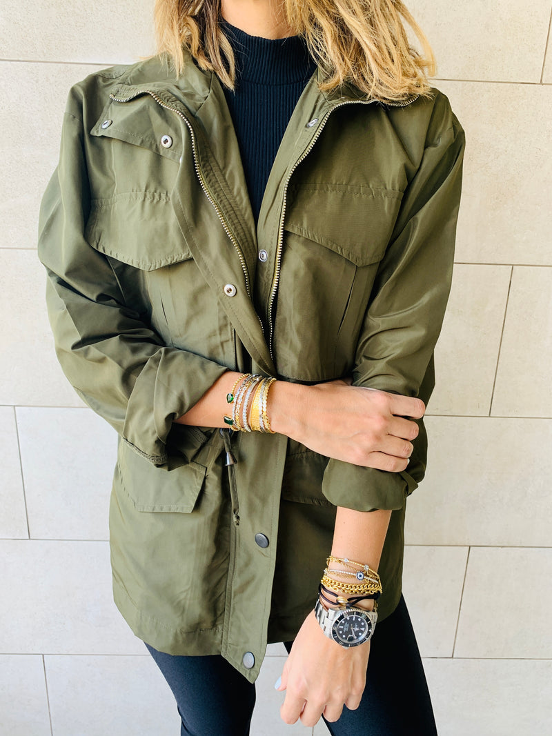 Olive Safari Jacket