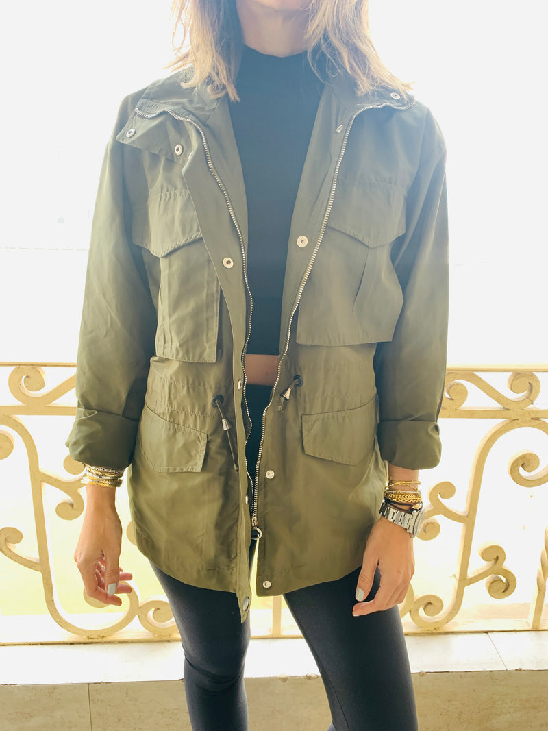 Olive Safari Jacket