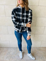 Plaid Bomber Jacket