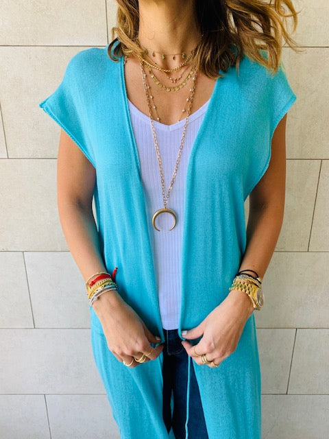 Aqua Tie Vest