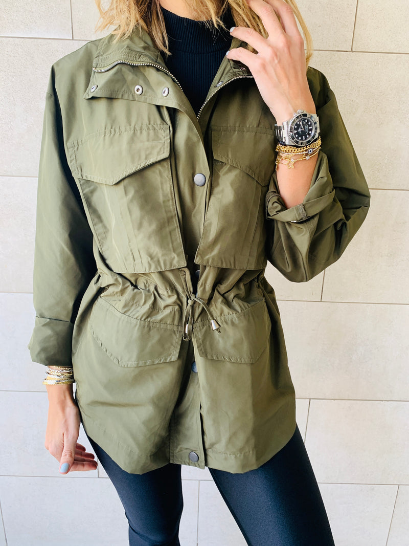 Olive Safari Jacket