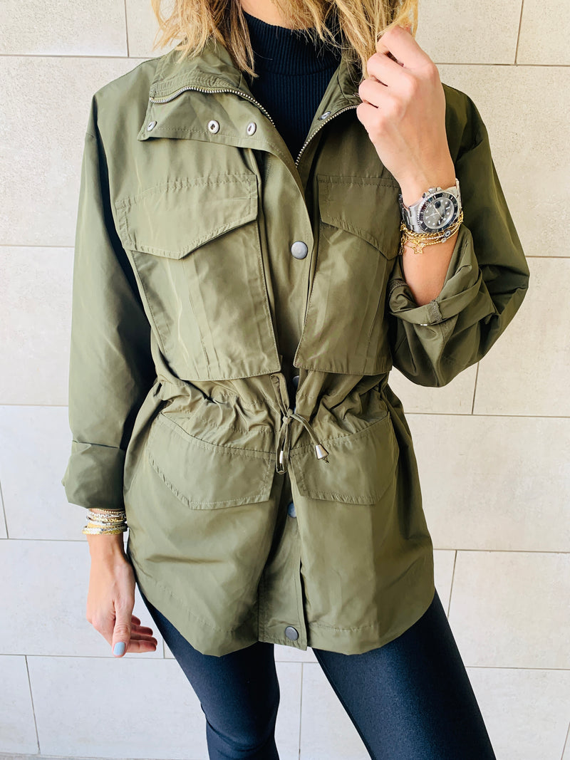 Olive Safari Jacket