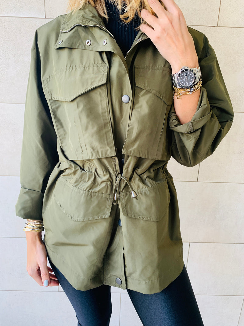 Olive Safari Jacket