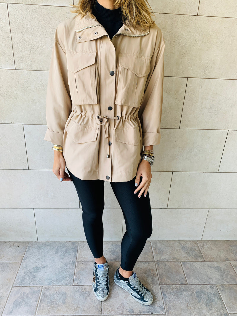 Beige Safari Jacket