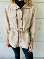 Beige Safari Jacket