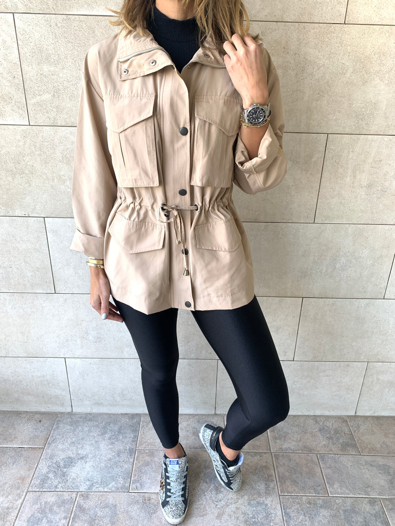 Beige Safari Jacket