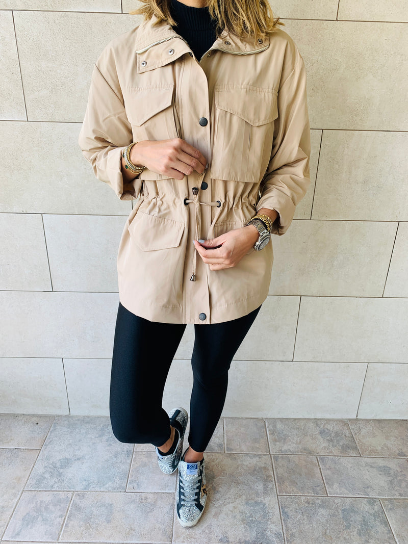 Beige Safari Jacket