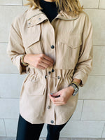 Beige Safari Jacket