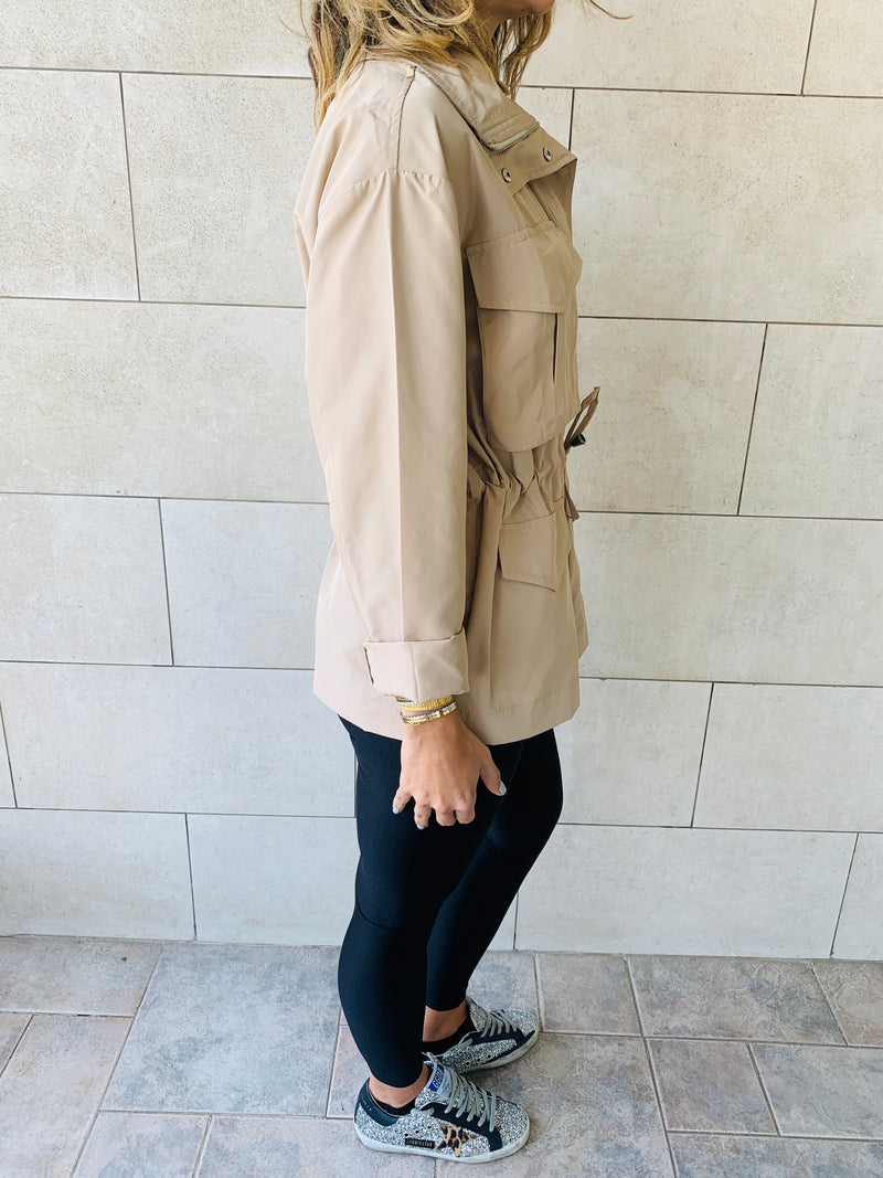 Beige Safari Jacket
