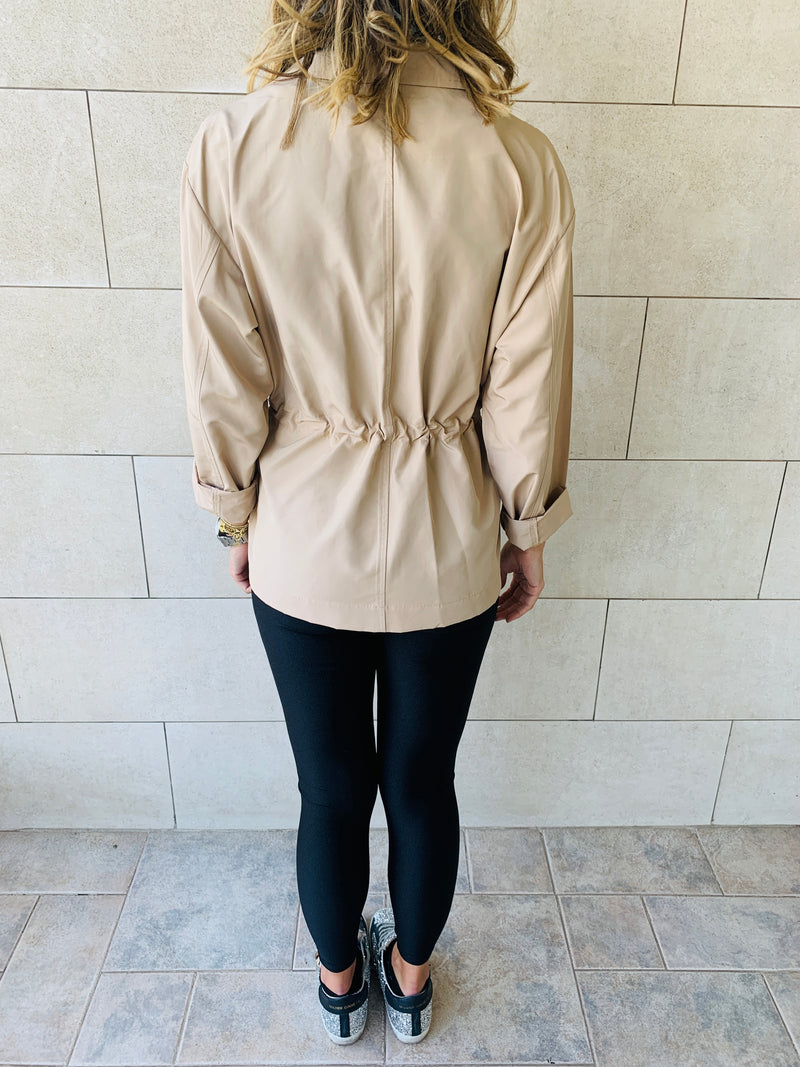 Beige Safari Jacket