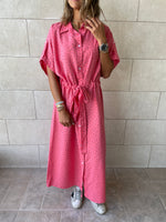 Watermelon Printed Shirt Dress