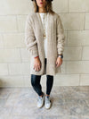 Beige Braid Cardigan