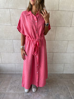 Watermelon Printed Shirt Dress
