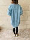 Baby Blue Braid Cardigan