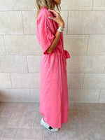 Watermelon Printed Shirt Dress