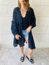 Black Anglaise Kimono