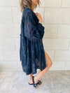 Black Anglaise Kimono
