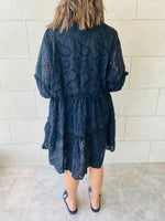 Black Anglaise Kimono